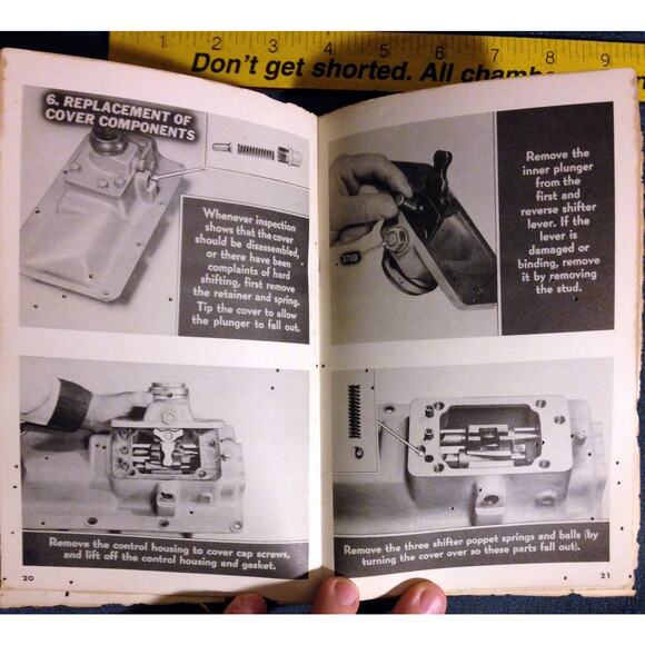 Original Authentic 1956 Chevrolet Spicer 5 Speed Transmission Overhaul Manual - Picture 7 of 11